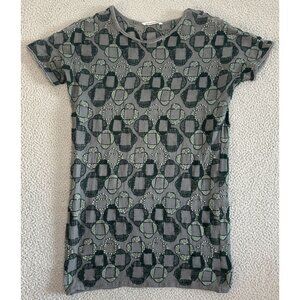 mina perhonen Dress Embroidered Linen Wool Japan Boho Lagenlook Coastal